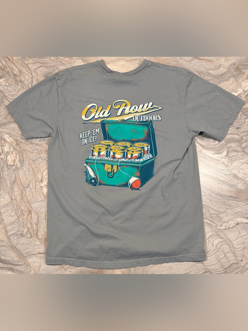 Old Row Outdoors Grey T-Shirt Men’s Large